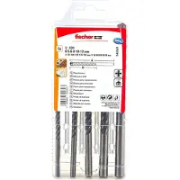 Fischer 545507 Steen-spiraalboorset 5 mm, 6 mm, 8 mm, 10 mm, 12 mm Cilinderschacht 1 stuk(s)
