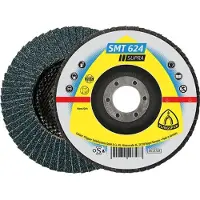 Klingspor Lamellenschuurschijf | d. 125 mm korreling 40 12graden conisch | RVS zirkoniumkorund | 10 stuks - 322772 322772