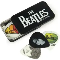 D'addario And Co BEATLES SIGNATURE GUITAR PICK TINS LOGO 15 PICKS