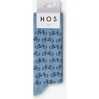 Heroes on Socks blauwe sokken met print