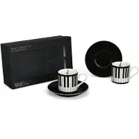 Agifty Espressokopjes - Toetsenbord print - Luxe cadeau
