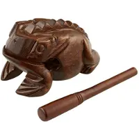 Meinl Large Wooden Frog Brown