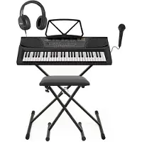 Gear4Music MK-1000 54-key Portable Keyboard by Stand Pack