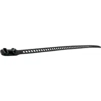 Hellermanntyton 115-11270 SOFTFIX-M-TPU-BK-Y Kabelbinder 260 mm 11 mm Zwart Hersluitbaar, Zeer flexibel, Met terughaaloog 8 stuk(s)