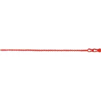 SAPISELCO CLICKTIE kabelbinders, herbruikbaar, L 500 x B 5,6 mm, PE rood, kogelsluiting, trekbelasting 275N, 100 stuks