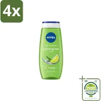 Nivea – Douchegel – Lemon & Oil – 250 ml - Voordeelverpakking - 4 stuks - Douchegel citroen - Huid verzorging