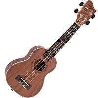 Gear4Music Koa Soprano Ukulele by