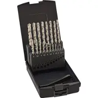 Fortis Boorbitje, Spiraal Borsæt 1077 HSS Co5 1-10,0mm 19d (10,00 millimeter)