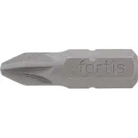 Fortis Pozidriv PZ 2 Bits 1/4" 25mm - Set van 50 Stuks
