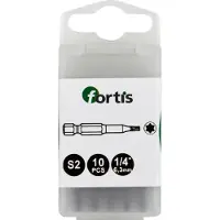 Fortis Torx-bit T27 x 50 mm 1/4" - Set van 10 stuks