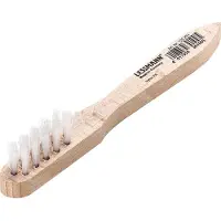 Lessmann Zündkerzenbürste 155x15mm Polyamid glatt 0,30mm, 3 Reihen, Holz Bougieborstel Nylon PA 6.6 150 mm 1 stuk(s)