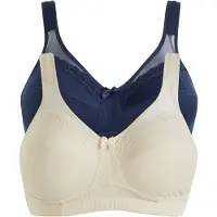Bonprix Steun bh zonder beugels met gewatteerde bandjes (set van 2) maat 110