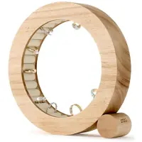 SmartaSaker Horlogebox + juwelenopslag, Sieradendoosje Ferris 19 x 4 cm, Natuur, Beige