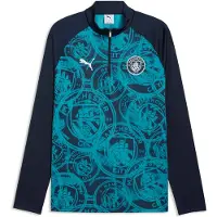 Puma Functioneel shirt 'Manchester City' navy / turquoise