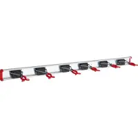BRUNS AVR HSB610A Alu Muurprofiel 1m met 6 gereedschapshouders