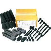AMF Assortiment spaninstrumenten met T-gleuf, M14x16 mm, basisset, 40-delig.