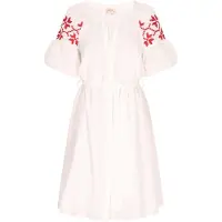 Usha Zomerjurk rosa / wit