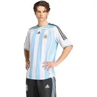 Adidas Tricot 'AFA 06' lichtblauw / goud / zwart / wit