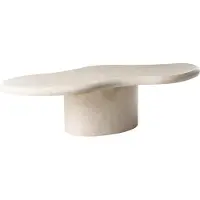 Beliani CONZA - Salontafel - Beige - Lichtbeton MgO