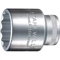 Stahlwille Dopsleutelbit | 1/2 inch 12-kant | sleutelwijdte 9 mm | lengte 38 mm | 1 stuk - 03010009 03010009
