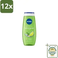 Nivea – Douchegel – Lemon & Oil – 250 ml - Voordeelverpakking - 12 stuks - Citroengeur - Natuurlijke oliën