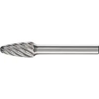 PFERD TOOLS 21117782 Freesstift Ronde boog Lengte 60 mm Afmeting, Ø 10 mm Werklengte 20 mm Schachtdiameter 6 mm