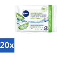 OEM – Reinigingsdoekjes – Bio Aloe Vera – 25 Doekjes - Bulkverpakking - 20 stuks