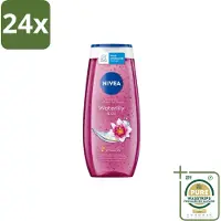 Nivea – Douchegel – Waterlily & Oil – 250 ml - Voordeelverpakking - 24 stuks - Huidverzorging - Mild reinigen