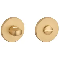 Aprile Comfort WC garnituur rozet 7mm Ø53mm goud satiné Toilet Rozet