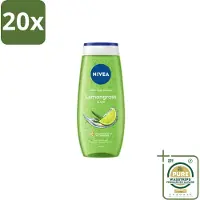 Nivea 20 x – Douchegel – Lemon & Oil – 250 ml - Grootverpakking - Douchegel - Citrus - Huidverzorging - Citroengeur - Natuurlijke Oliën