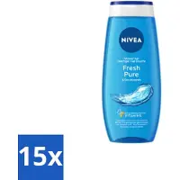 Nivea Douchegel Fresh Pure 250 ml - Bulkverpakking - 15 stuks