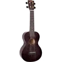 Mahalo Concert ukelele - MH2TBK - Hano Series - Transparant zwart - Met draagtas