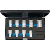 Gedore 6265970 6265970 Dopsleutelinzetset Metrisch 1/2 (12,5 mm) 9-delig