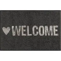 Kleen-Tex Wash+Dry Design Wasbare Deurmat - Loper - Warmly Welcome - 50 x 75cm