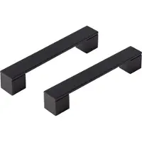 Differnz meubelgreep Tilburg 128 mm mat zwart 2 stuks