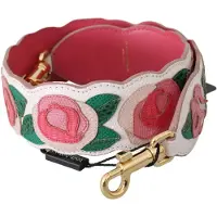 Dolce&Gabbana Roze Rozen Leren Tas Accessoire Schouderriem