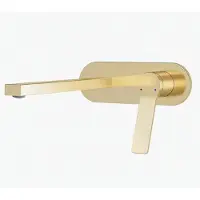 Emke wastafelkraan, modulair, messing, champagnegoud, keramische cartridge