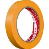 Kip Afdekband | glad | geel | lengte 50 m | breedte 18 mm | rol | 12 stuks - 3808-18