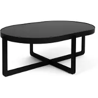 Zuiver Salontafel Centre Oval Black