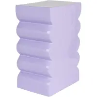 Zuiver Curves Kruk H 45 cm - Shiny Lilac