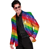 Widmann Paillettencolbert regenboog