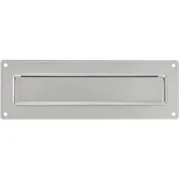 Burg wachter 32480 PORTA 796 SI Brievenbusgleuf Aluminium, Plaatstaal Zilver