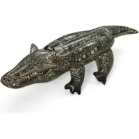Bestway Crocodile Pool Air Mattres Groen 193 x 94 cm