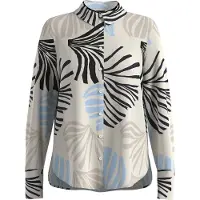 s.Oliver Black Label Blouse crème / hemelsblauw / zwart