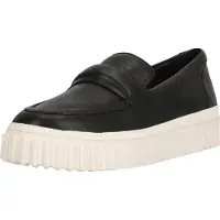 Clarks Mayhill Cove Zwarte Leren Schoenen