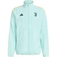Adidas Trainingsjack 'Juventus 25/26 Tiro25 Competition' turquoise / geel / lichtroze / zwart