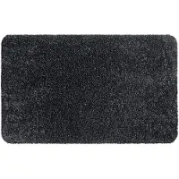 HQ Aqua-stop Droogloopmat Grafiet 50x80cm Grijs grijs Katoen Deurmat