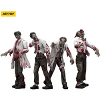 Joy toy (CN) Zombie Dark Source Action Figuur 4-Pack Scientists (Male) 8 cm Action Figuur