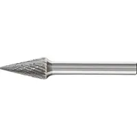 PFERD TOOLS 21115126 Freesstift Kegel Lengte 60 mm Afmeting, Ø 10 mm Werklengte 20 mm Schachtdiameter 6 mm