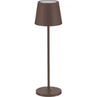 Lyora Oplaadbare tafellamp Seina roestbruin